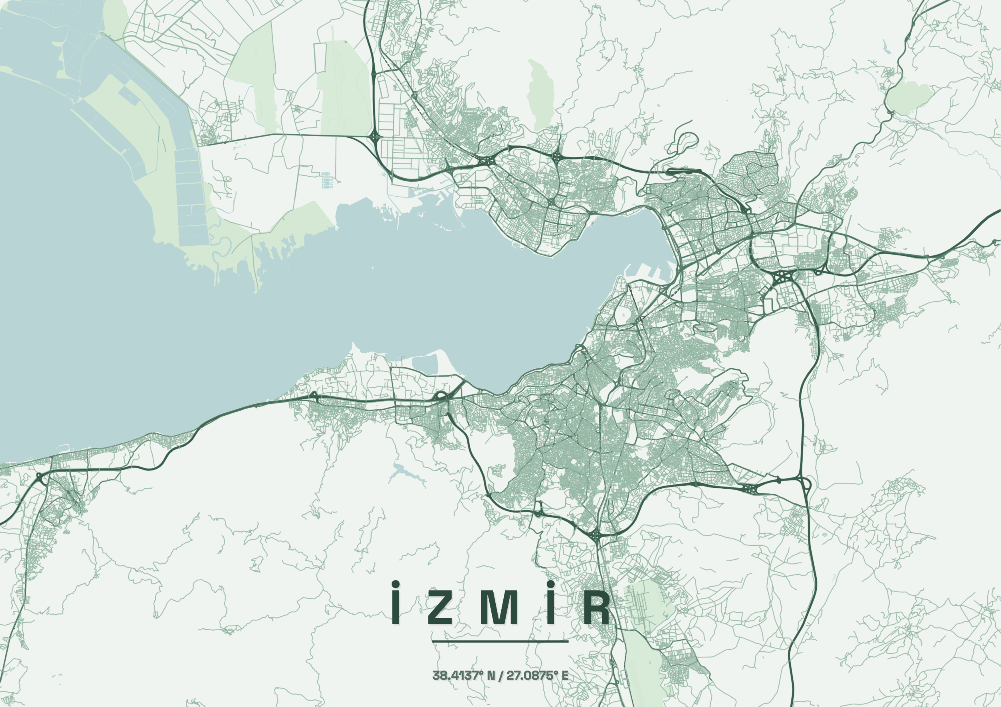 A4 city map detail 1